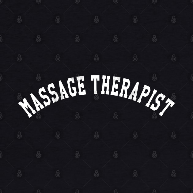 Massage Therapist by KC Happy Shop